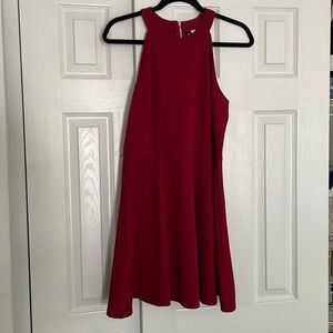 Women’s A line red mini dress